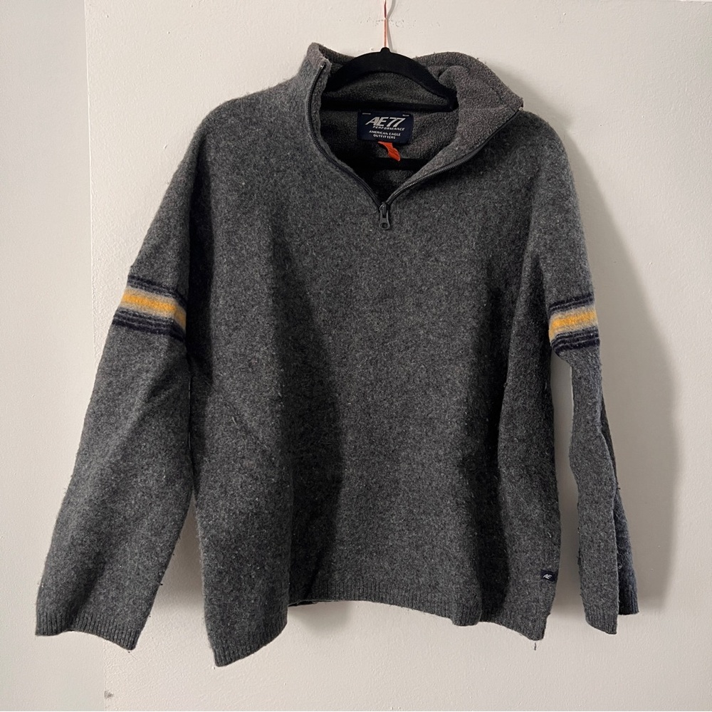 1/4 zip Wool Pullover